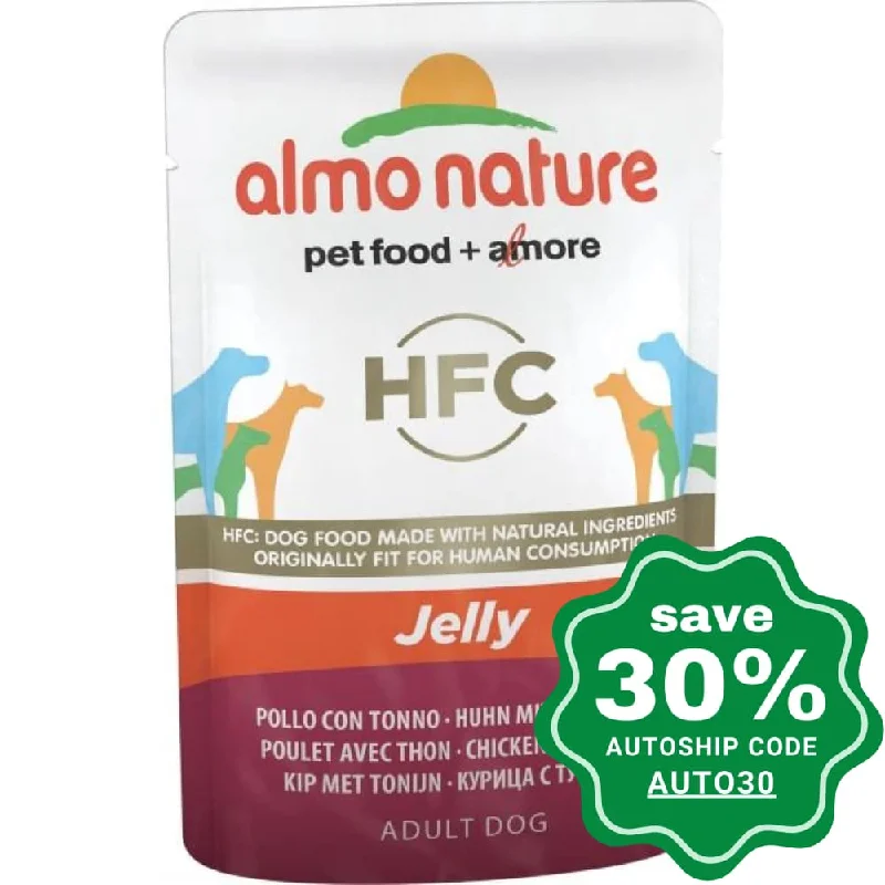 Almo Nature - Wet Food for Dogs - HFC Jelly - Chicken & Tuna - 70G (min. 24 Pouches)