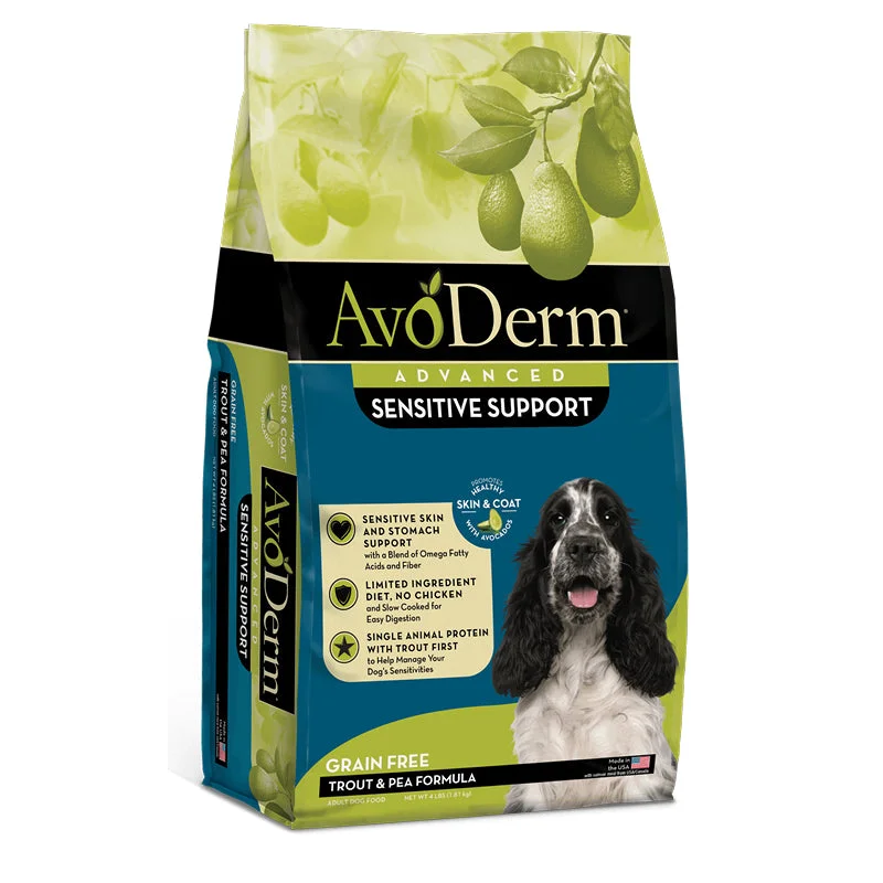 Avoderm Advanced Sensitive Support Grain Free Trout and Pea Recipe Adult Dry Dog Food