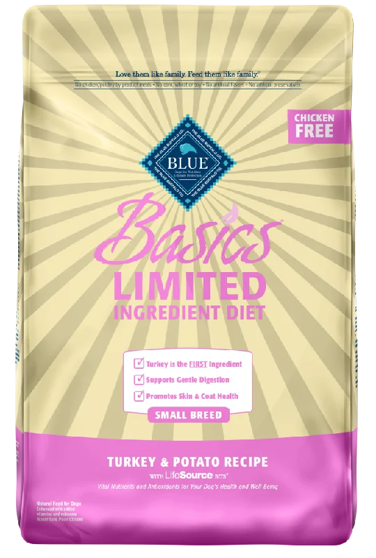 Blue Buffalo Basics Small Breed Adult Turkey & Potato Recipe Dry Dog Food