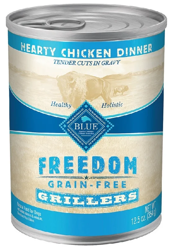 Blue Buffalo Freedom Grain Free Grillers Hearty Chicken Dinner Canned Dog Food