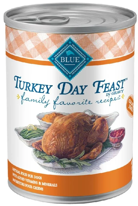 Blue Buffalo Family Favorites Turkey Day Feast Canned Dog Food