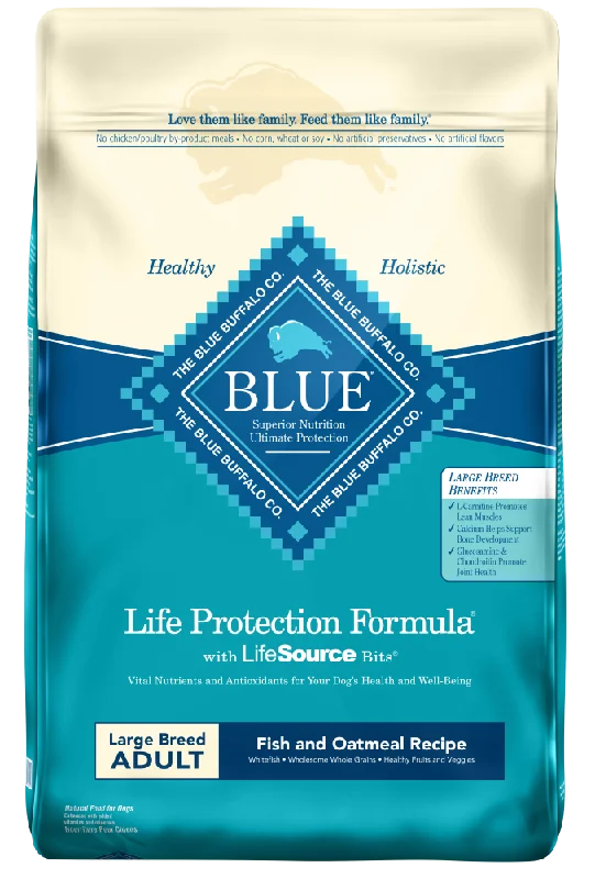 Blue Buffalo Life Protection Natural Fish & Oatmeal Recipe Large Breed Adult Dry Dog Food