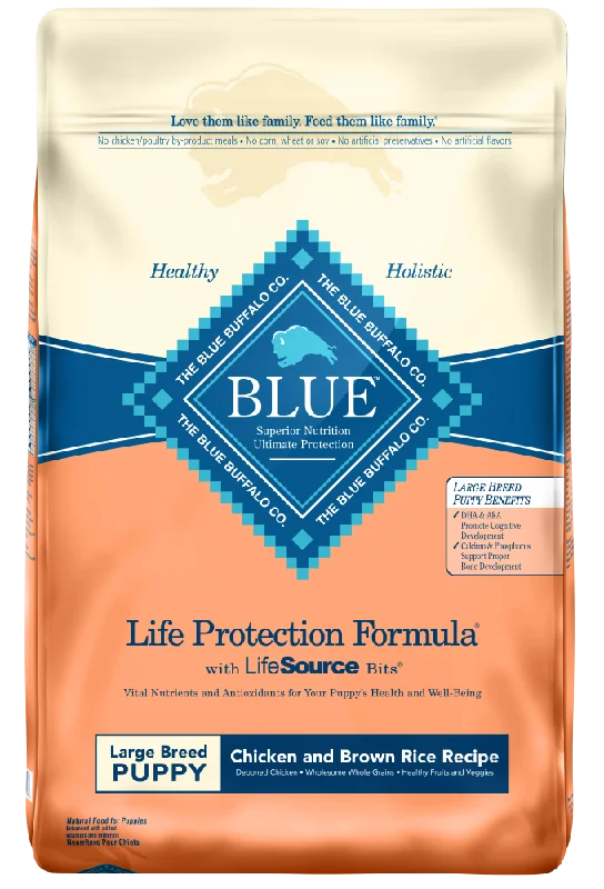 Blue Buffalo Life Protection Natural Chicken & Brown Rice Recipe Large Breed Puppy Dry Dog Food