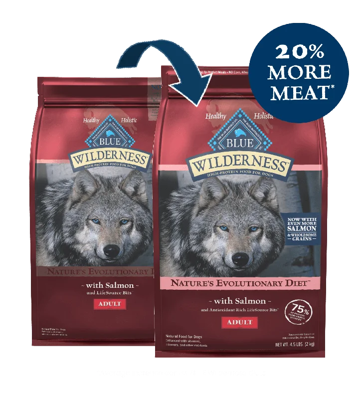 Blue Buffalo Wilderness Natural Salmon Recipe Adult Dry Dog Food