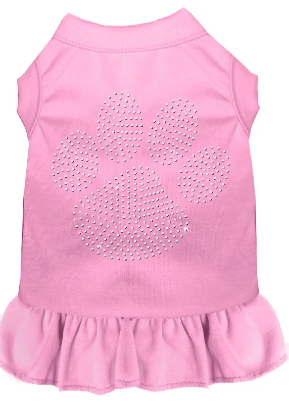 Clear Rhinestone Paw Dress