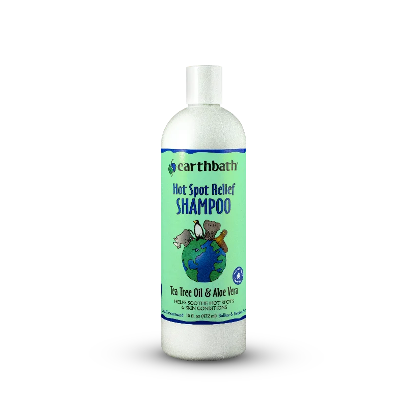 Earthbath Hot Spot Relief Tea Tree and Aloe Shampoo for Dogs and Cats