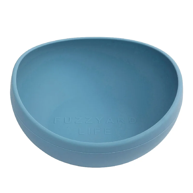 FuzzYard Life French Blue Silicone Bowl