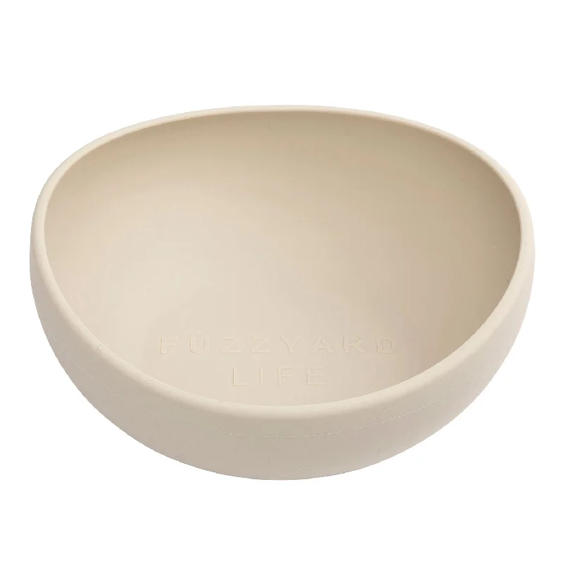 FuzzYard Life Sandstone Silicone Bowl