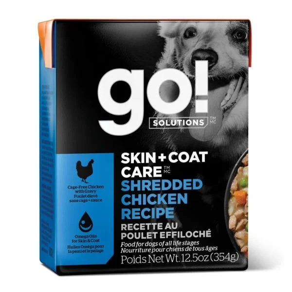 Go! Skin and Coat Shredded Chicken Wet Dog Food