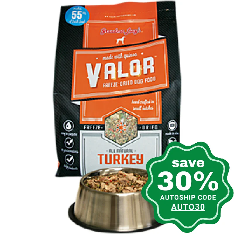 Grandma Lucy's - Valor Freeze-Dried Turkey Grain Free Dog Food - 10LB