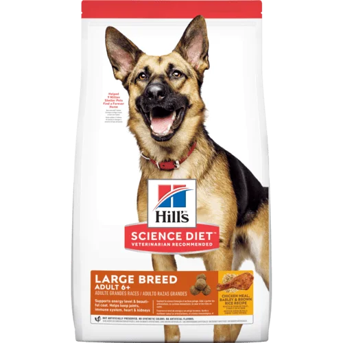 Hill's Science Diet Senior 6+ Large Breed Chicken Meal, Barley & Brown Rice Recipe Dry Dog Food