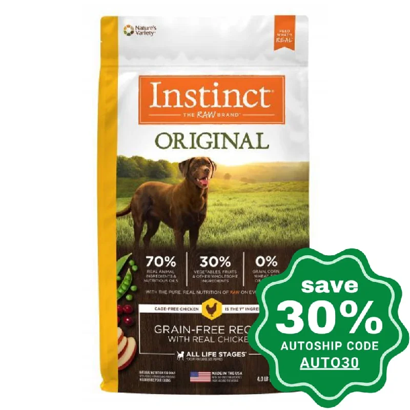 Nature's Variety Instinct - Dog Dry Food - Original Grain-Free with Chicken - 4LB