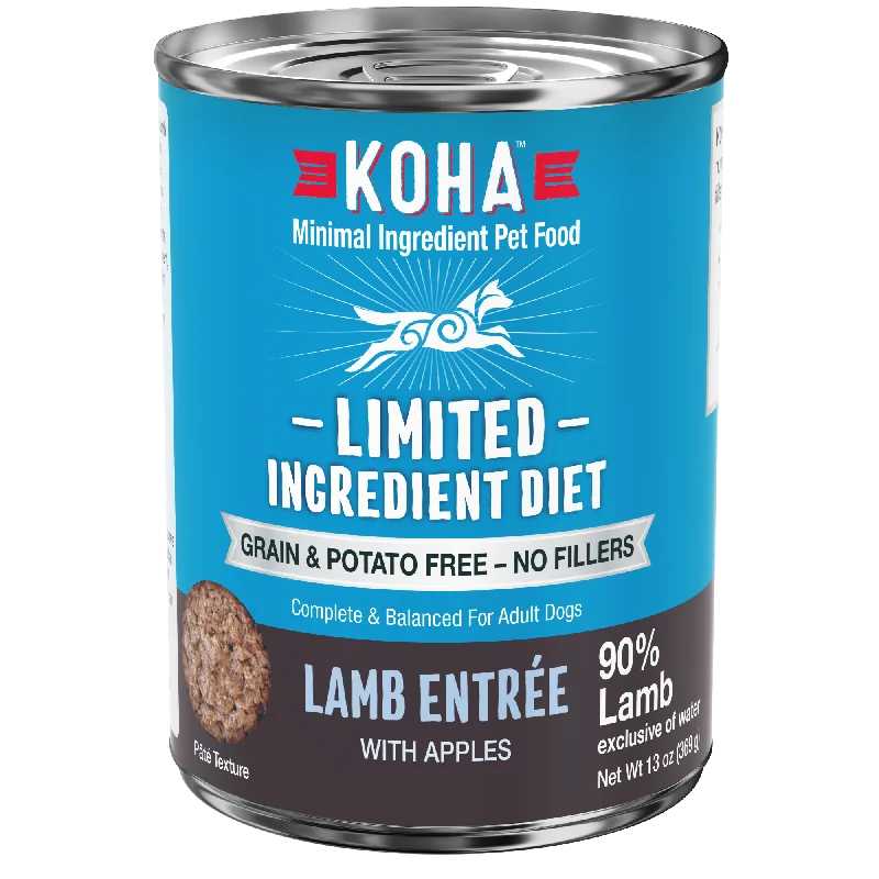 KOHA Grain & Potato Free Limited Ingredient Diet Lamb Entree with Apples Canned Dog Food