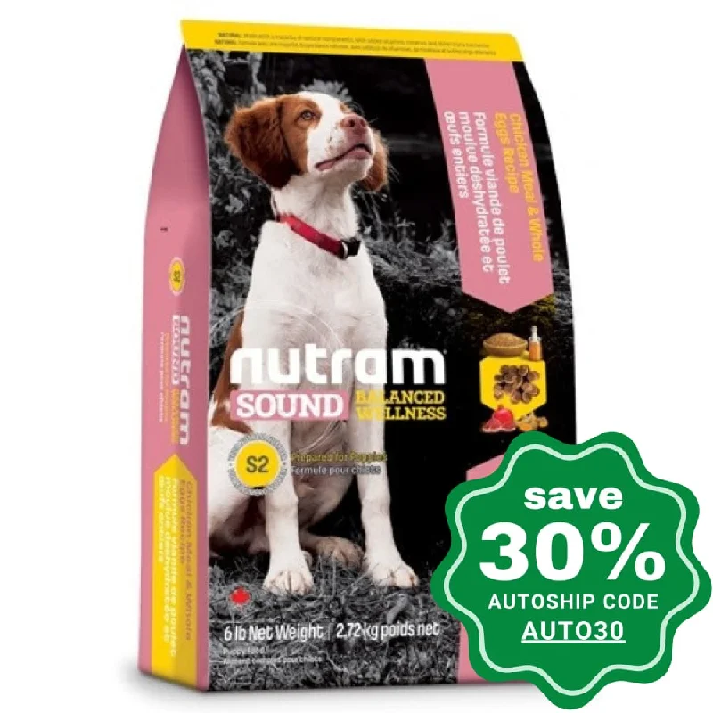 Nutram - S2 Nutram Sound Balanced Wellness - Puppy - 2.72KG