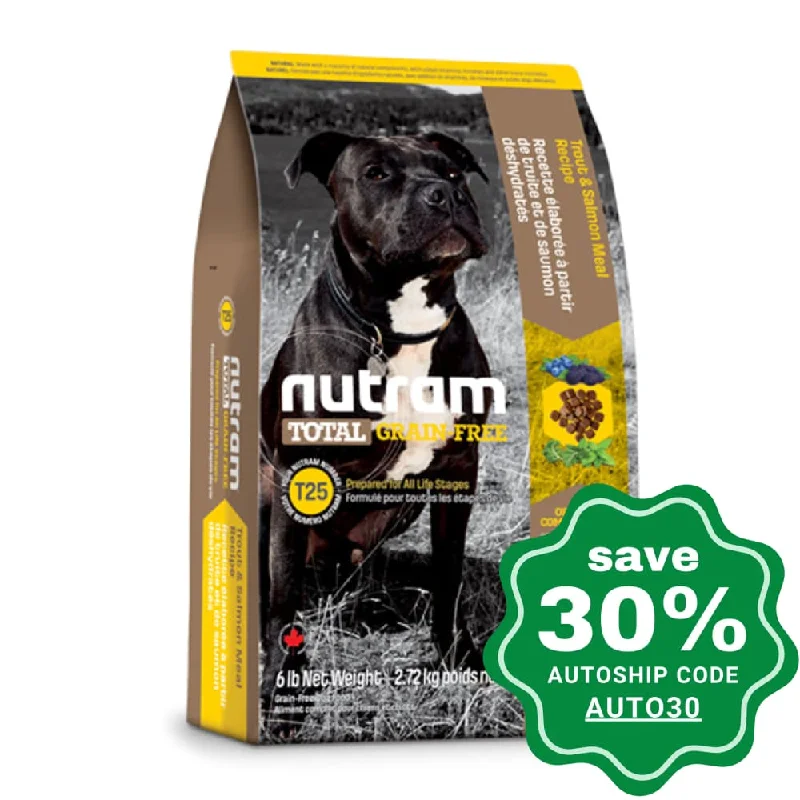 Nutram - T25 Total Grain Free Dog Food - Salmon & Trout Reipe - 11.34KG