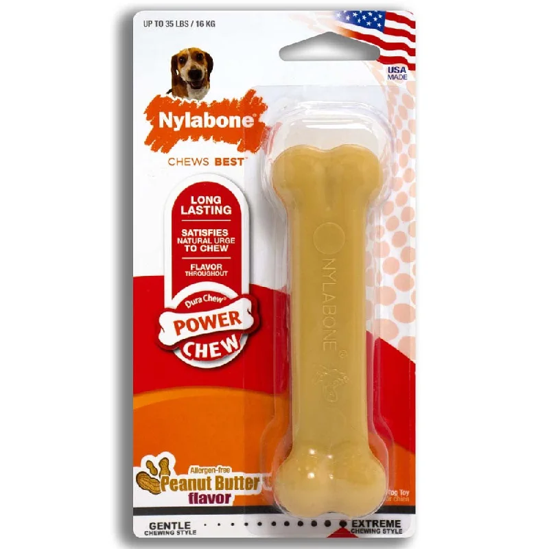 Nylabone Durachew Bone Peanut Butter Flavored Dog Chew