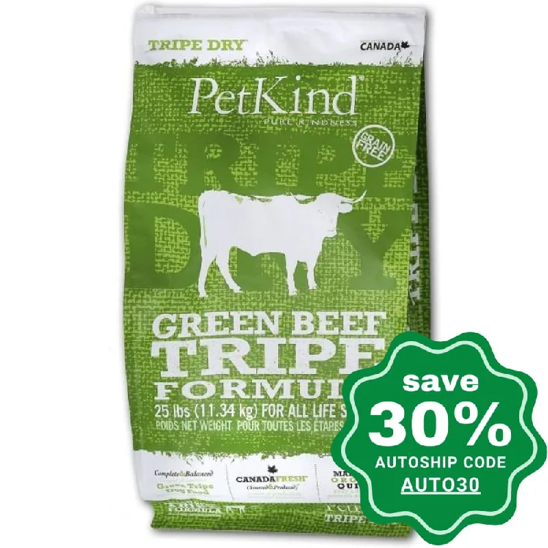 PetKind - Dry Food for Dogs - Tripe Dry Green Beef Tripe Formula - 14LB