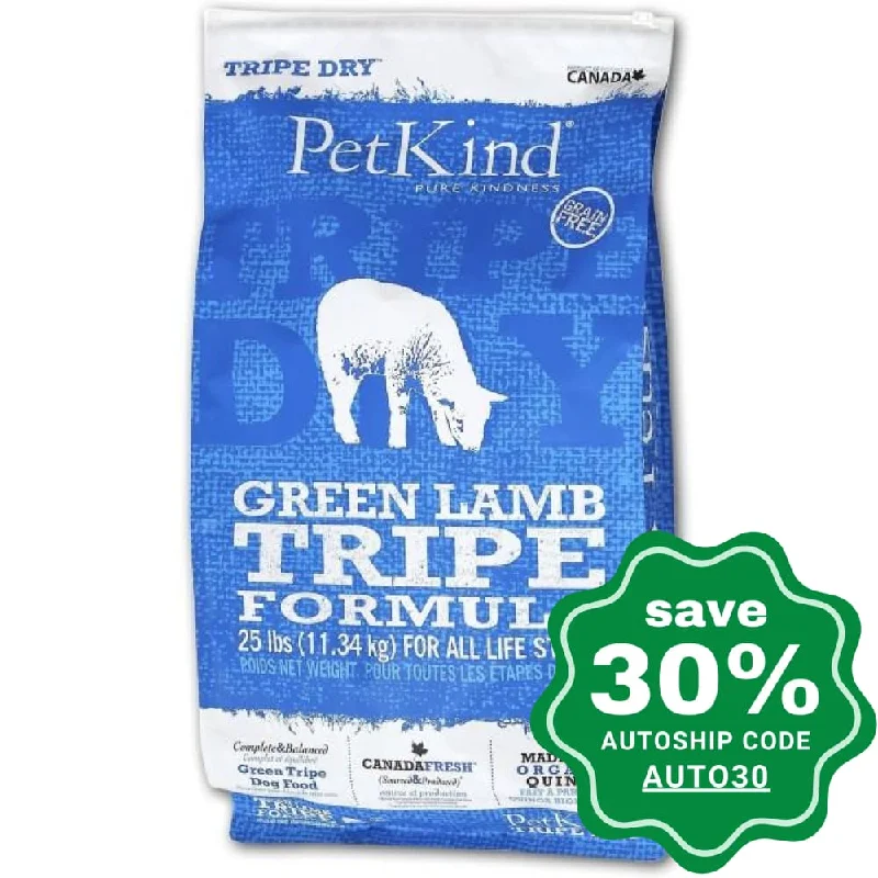 PetKind - Dry Food for Dogs - Tripe Dry Green Lamb Tripe Formula  - 14LB