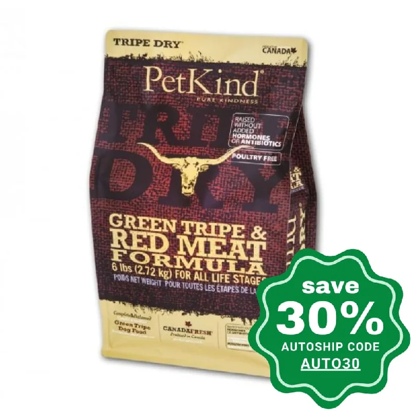 PetKind - Dry Food for Dogs - Tripe Dry Green Tripe & Red Meat Formula - 6LB