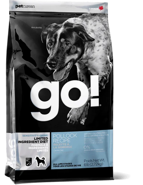 Petcurean Go! Limited Ingredient Diet Sensitivity and Shine Pollock Recipe Dry Dog Food