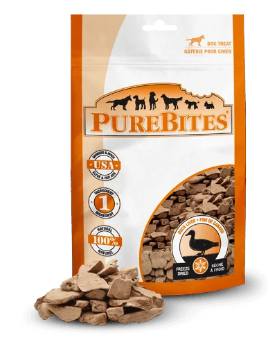 PureBites Freeze Dried Duck Dog Treats