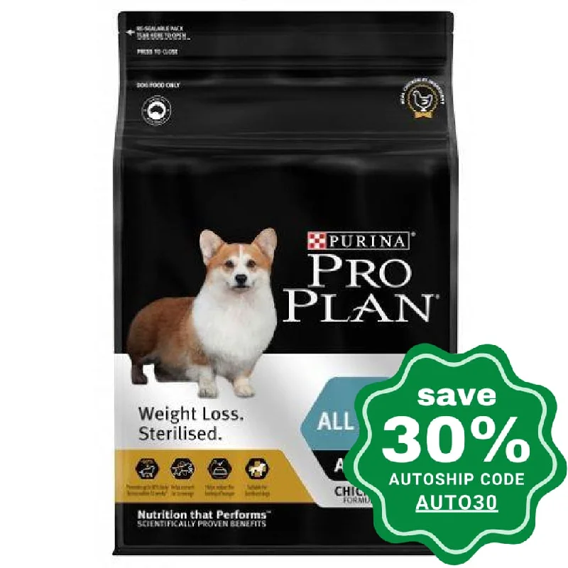 Purina - Pro Plan - All Size Adult Weight Loss/Sterilized Dry Dog Food - Chicken - 2.5KG