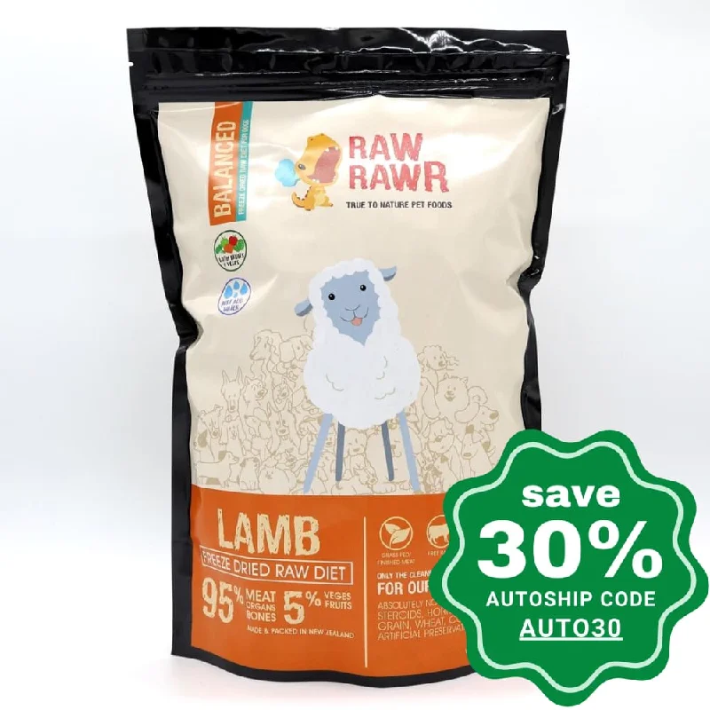 Raw Rawr - Freeze Dried Dog Food - Lamb - 1.2KG