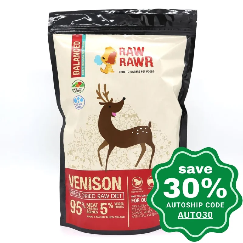 Raw Rawr - Freeze Dried Dog Food - Venison - 1.2KG