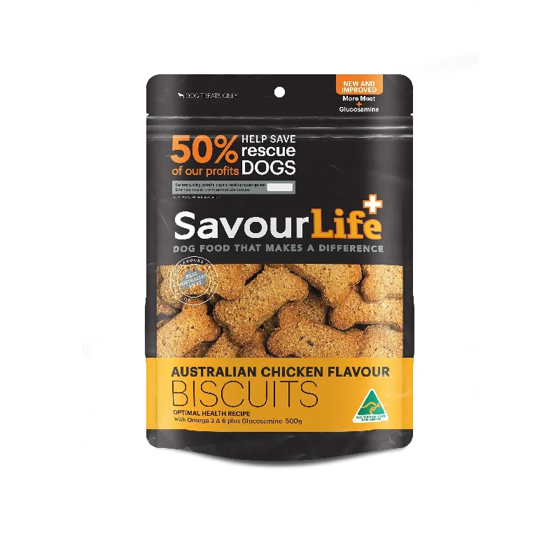 SavourLife Australian Chicken Biscuits Dog Treats 500g