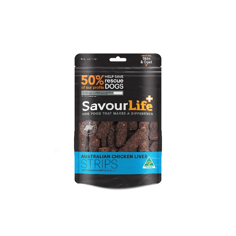 SavourLife Australian Liver Strips Dog Treats 165g