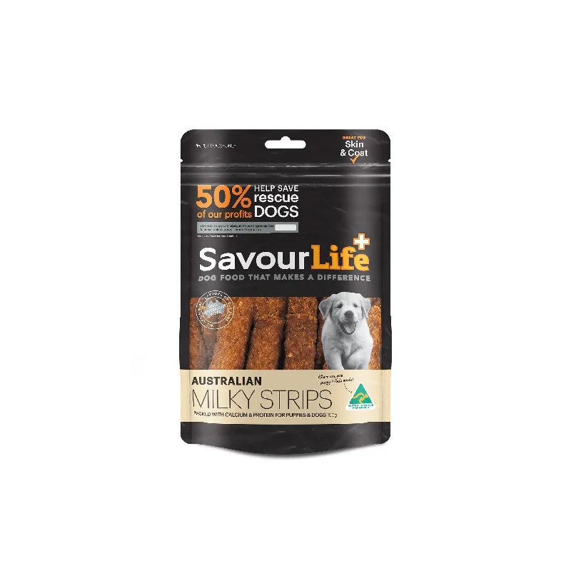 SavourLife Australian Milky Strips Dog Treats 150g