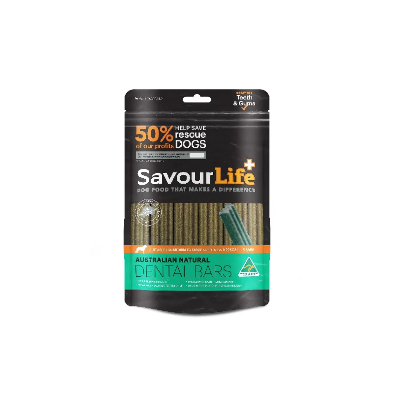 SavourLife Australian Natural Dental Bars Medium to Large Dog Treats