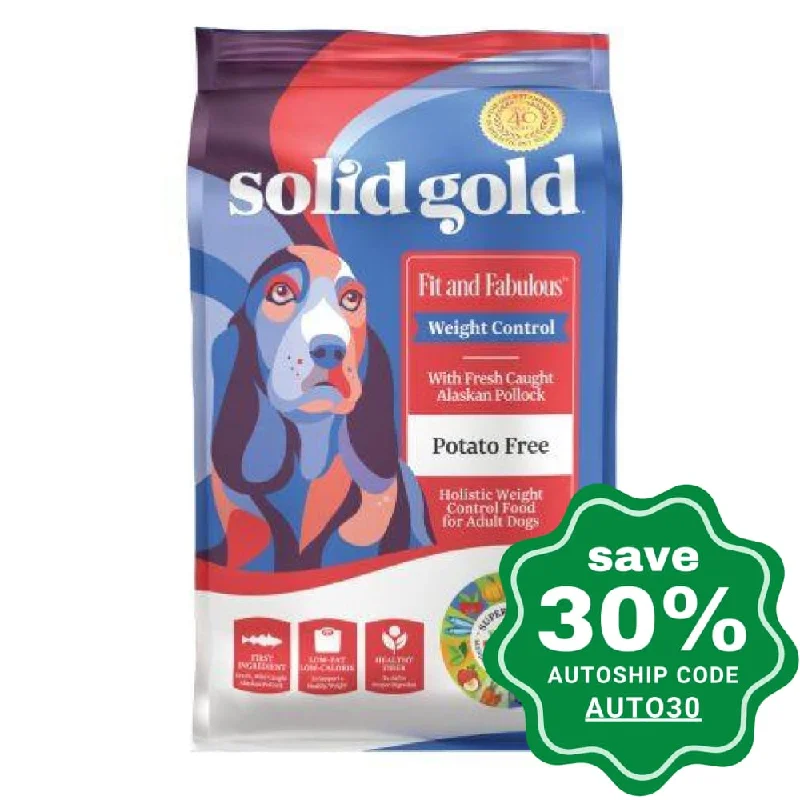 Solid Gold - Dry Dog Food - Adult - Fit and Fabulous with Alaskan Pollock - 24LB