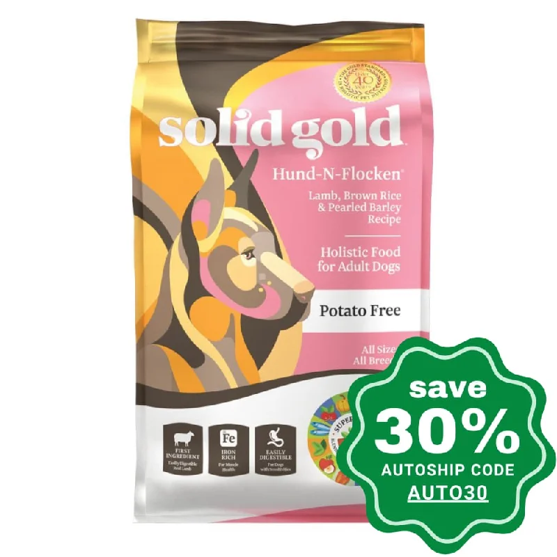 Solid Gold - Dry Dog Food - Adult - Hund-N-Flocken with Lamb - 4LB