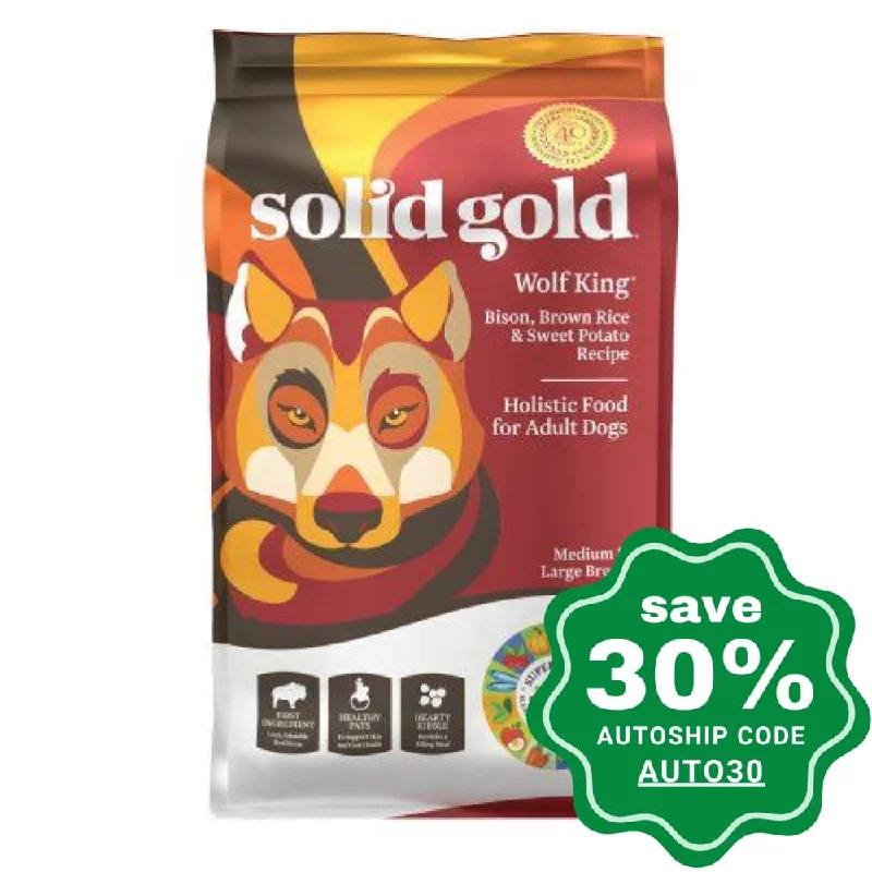 Solid Gold - Dry Dog Food - Adult - Wolf King with Bison - 24LB