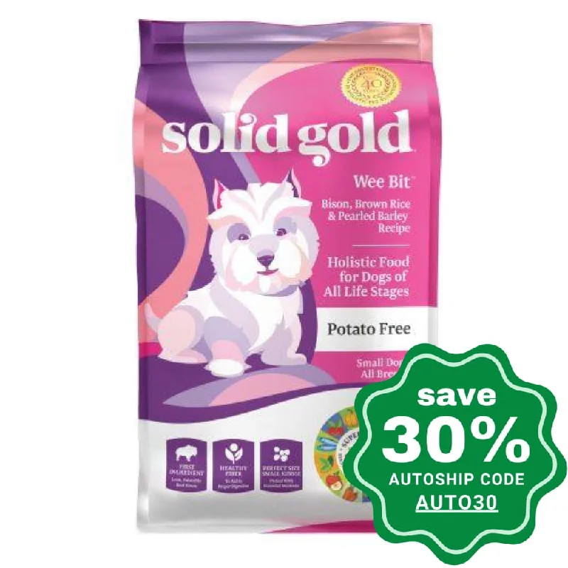 Solid Gold - Dry Dog Food - All Life Stages - Small Breeds - Wee Bit with Bison - 12LB