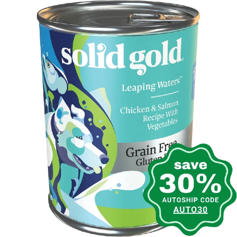 Solid Gold - Grain Free Canned Dog Food - Adult - Leaping Waters with Chicken & Salmon - 13.2OZ (min. 24 cans)