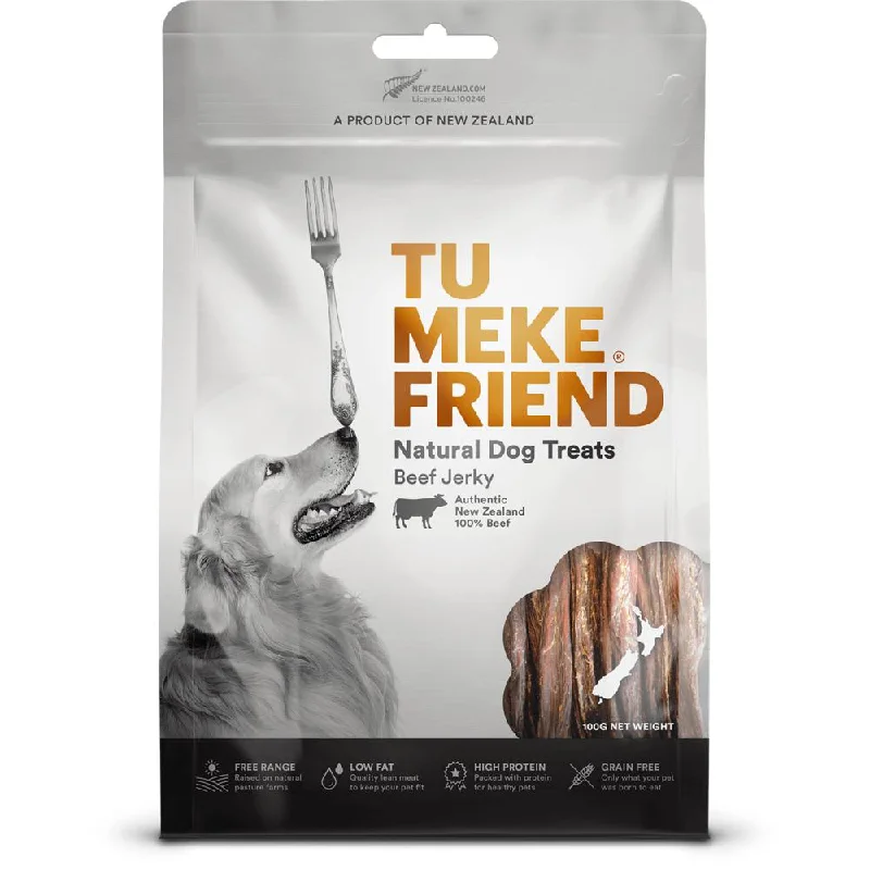 Tu Meke Friend Air Dried Natural Beef Jerky Dog Treats 100g ***