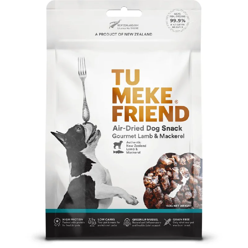 Tu Meke Friend Air Dried Natural Gourmet Snacks Lamb and Mackerel Dog Treats 150g ***