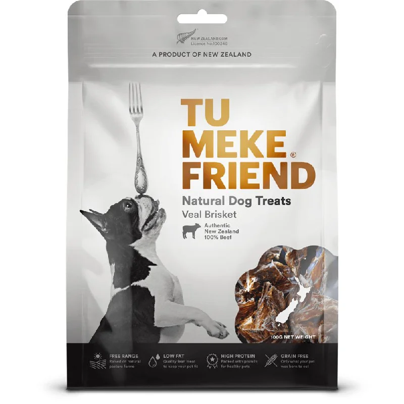 Tu Meke Friend Air Dried Natural Veal Brisket Dog Treats 100g ***