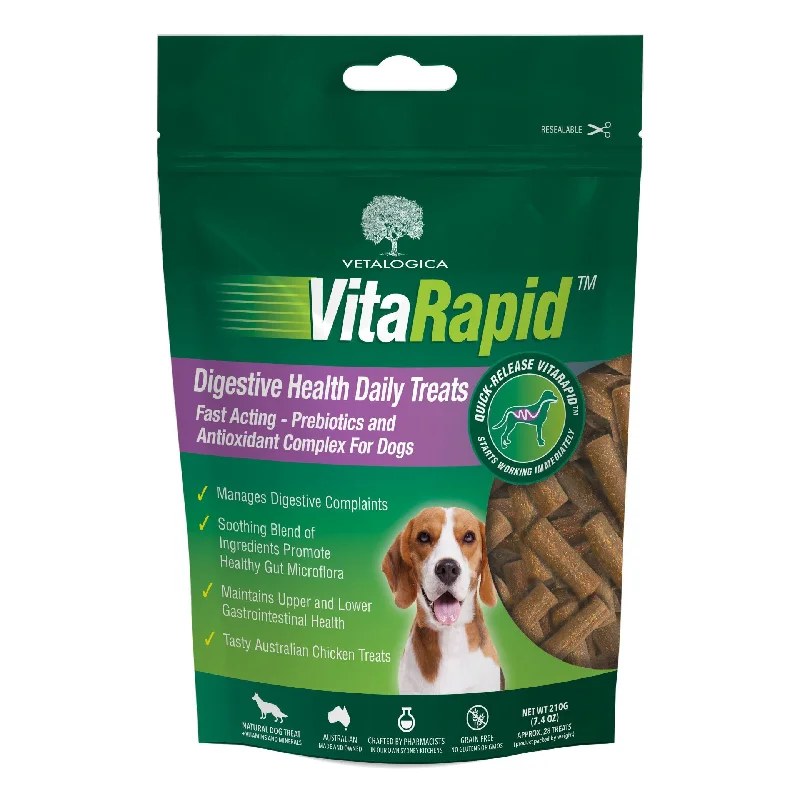 Vetalogica VitaRapid Digestive Health Daily Dog Treats 210g