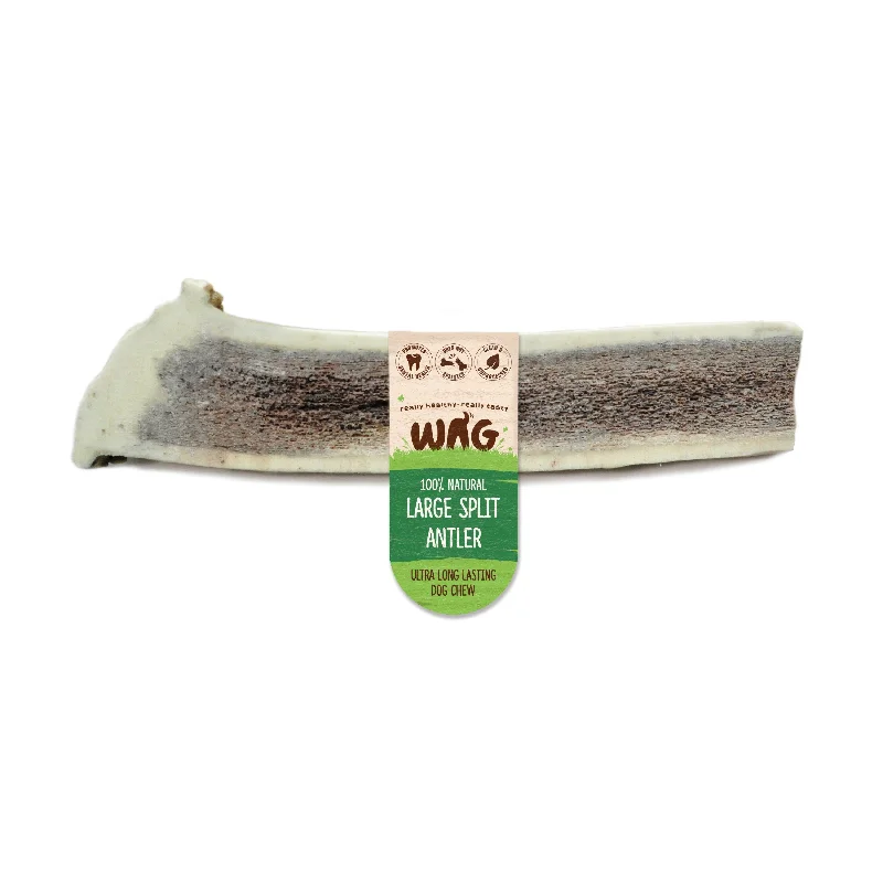 Wag Split Antler Large Dog Chew Treat