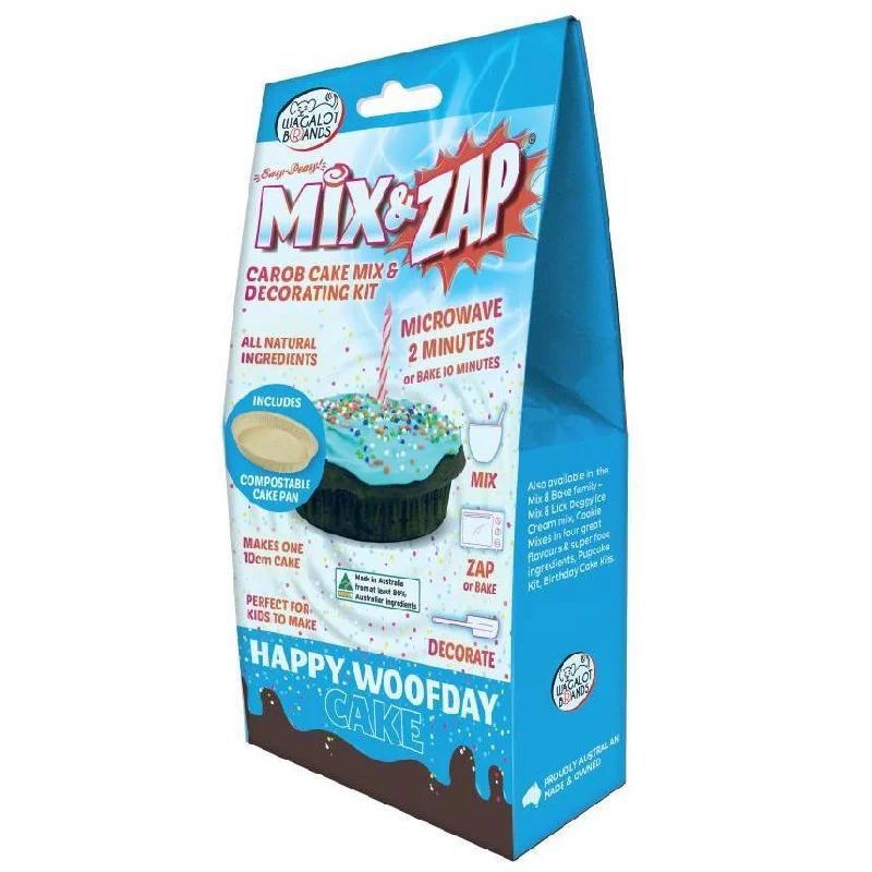 Wagalot Mix & Zap Happy Woofday Cake Kit Blue