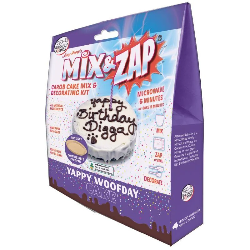 Wagalot Mix & Zap Yappy Woofday Cake Kit