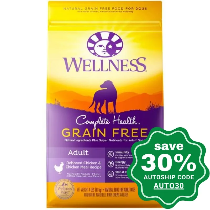 Wellness - Complete Health - Grain Free Dry Dog Food - Deboned Chicken & Chicken Meal - 12LB