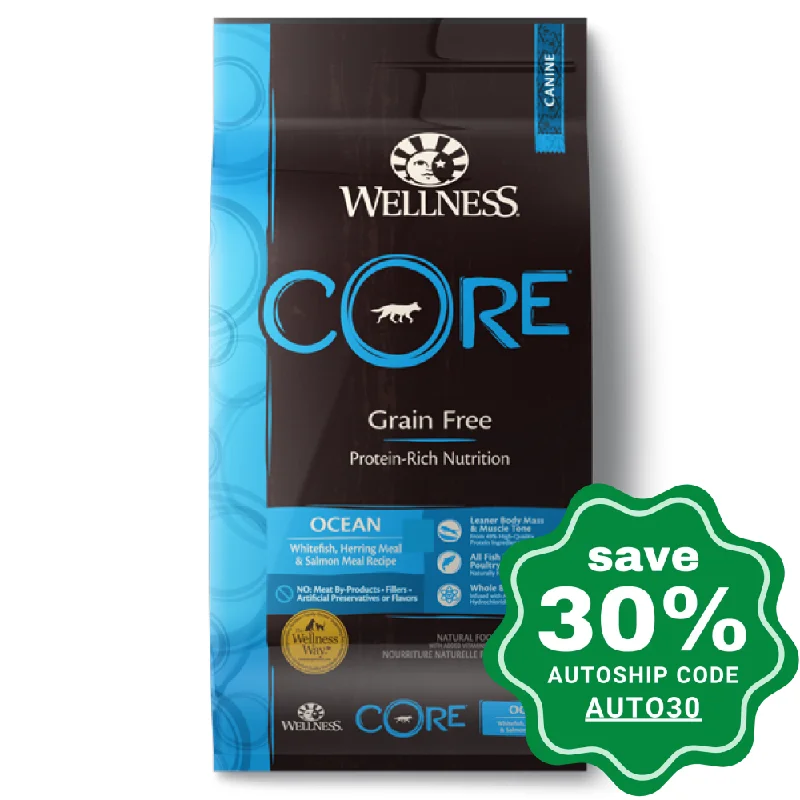 Wellness - CORE - Grain Free Dry Dog Food - Ocean - 4LB (Min. 3 Packs)