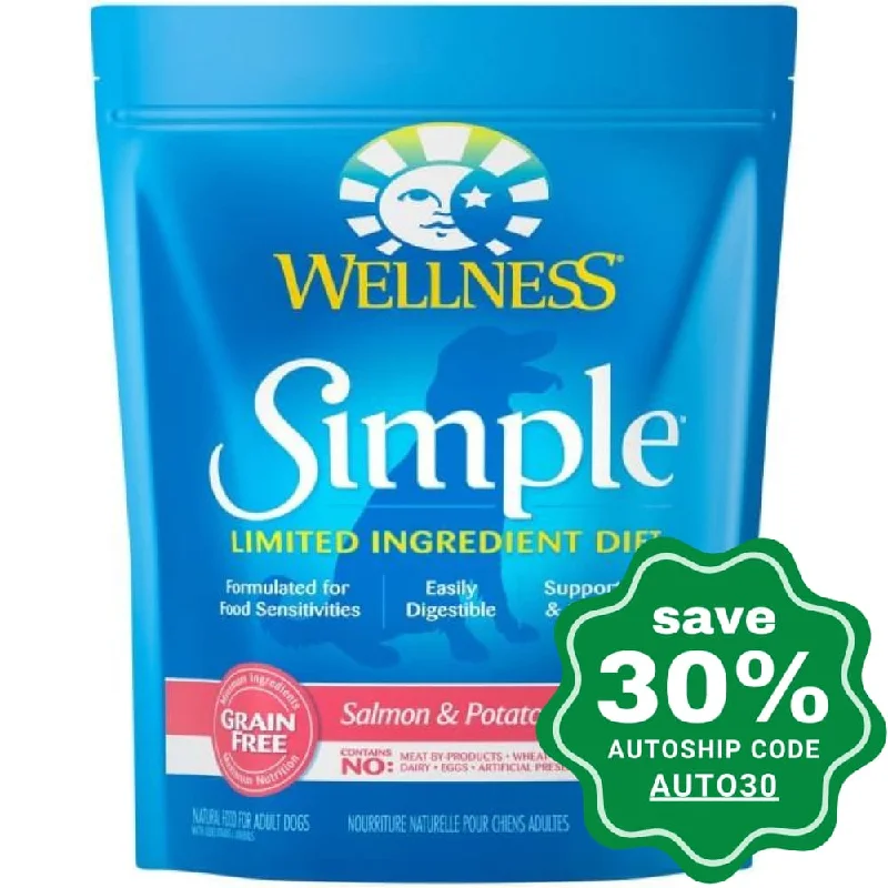 Wellness - Simple - Grain Free Dry Dog Food - Salmon & Potato - 24LB