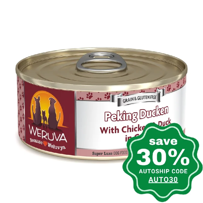 Weruva - Grain-Free Canned Dog food - Peking Ducken with Chicken & Duck in Gravy - 156G (min. 24 Cans)