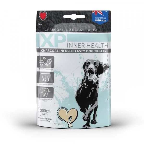 XP3020 Inner Health Charcoal Infused Chicken & Fish Dog Treats 200g*