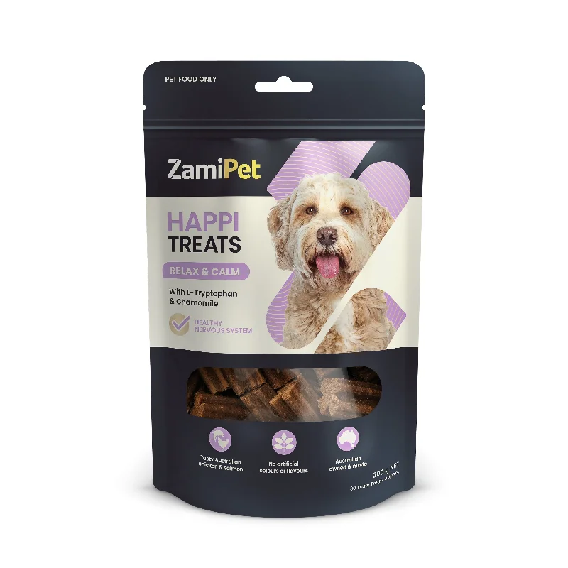 ZamiPet Happitreats Relax and Calm Chews for Dogs 200g 30 Pack***